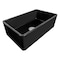 Ruvati 30"x20" Farmhouse Apron-Front Kitchen Sink Sgl Bowl, Glossy Black RVL2100BK - alternate 6